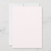 Invitation Élégant Baby shower de fille Rose Pastel Bow Blush (Dos)