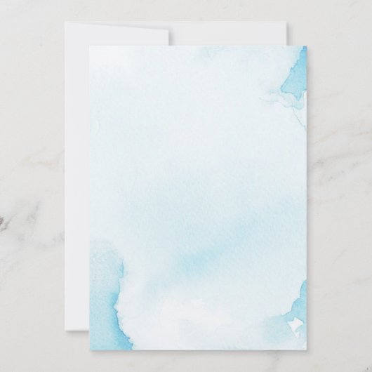 Invitation Elégant Baby shower de plage Ocean shells (Dos)