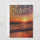 Invitation Élégant Baby shower d'été avec cordes de plage (Dos)