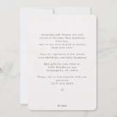 Invitation Elégant Baby shower Eucalyptus Par Courrier (Dos)