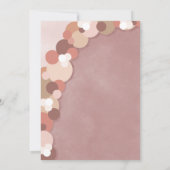 Invitation Élégant Baby shower fille rose mignonne (Dos)