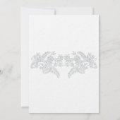 Invitation Élégant Baby shower Floral Tropical Français (Dos)