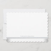 Invitation Elégant Baby shower Twin Girl (Dos)