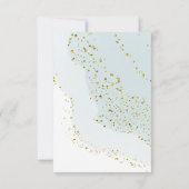 Invitation élégant baptême merci bébé garçon (Dos)