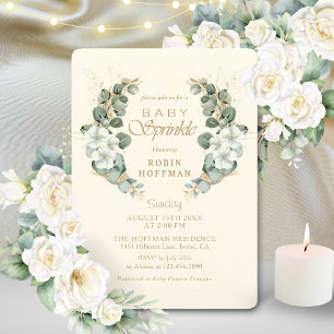 Invitation Élégant bébé saupoudrer baby shower neutre pour le