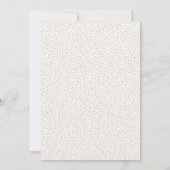 Invitation Elegant Beige Dotted Border (Dos)