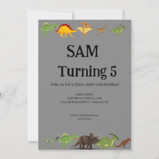 Invitation Elegant Birthday Card