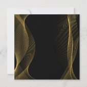 Invitation Elegant Black and Gold Bridal Shower (Dos)