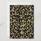 Invitation Elegant Black & Gold Retirement Party (Dos)