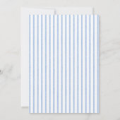 Invitation Elégant bleu blanc citron Crest Mariage (Dos)