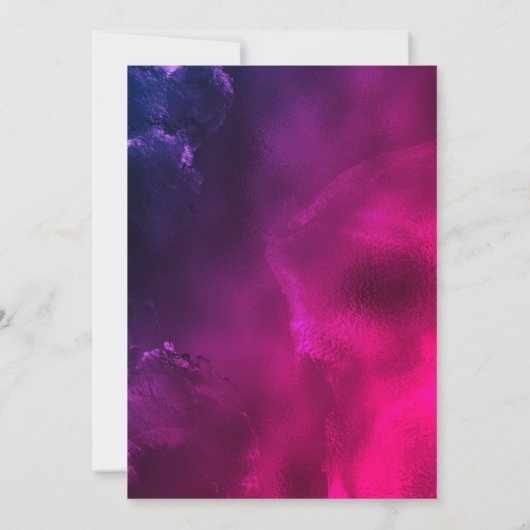 Invitation Elégant bleu vert faux Parties scintillant Noël (Dos)