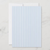 Invitation Elegant Blue Calligraphy Baptism (Dos)