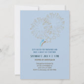 Invitation Elegant Blue & Gold US 250 Capitol (Dos)