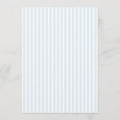 Invitation Elegant Blue & Sage Striped Bridal Shower (Dos)