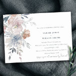 Invitation Elégant Blush Aquarelle Floral Dîner de répétition<br><div class="desc">Si vous avez besoin d'une personnalisation supplémentaire,  n'hésitez pas à m'envoyer un message sur yellowfebstudio@gmail.com .</div>