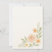 Invitation Elegant Blush Floral Botanical Wedding (Dos)