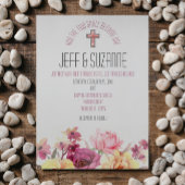 Invitation Élégant Blush rose Floral Inspirationnel Mariage