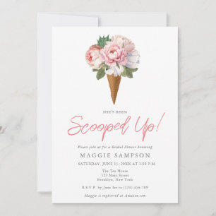 Invitation Élégant Bohème Fleur Glace Mariage Bébé Shower