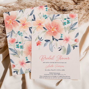 Invitation Elégant boho à fleurs boho terre nuptiale