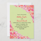 Invitation Elégant Boho Country Sage Green Floral Mariage (Devant)
