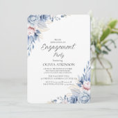 Invitation Elegant Boho Fleur sauvage (Debout devant)