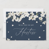 Invitation Elégant Boho Floral, Serez-vous mon Auberge ? (Devant)