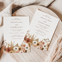 Elegant Boho Floral Wedding