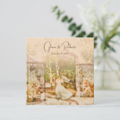 Invitation Elegant Boho Hacienda Garden Mariage mexicain (Debout devant)