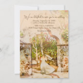 Invitation Elegant Boho Hacienda Garden Mariage mexicain (Dos)