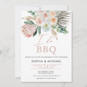Invitation Elegant Boho I do BBQ Engagement Party (Devant)