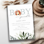 Invitation Élégant Boho Lion Foliage Baby Sprinking<br><div class="desc">Si vous avez besoin d'une personnalisation supplémentaire,  n'hésitez pas à m'envoyer un message sur yellowfebstudio@gmail.com .</div>