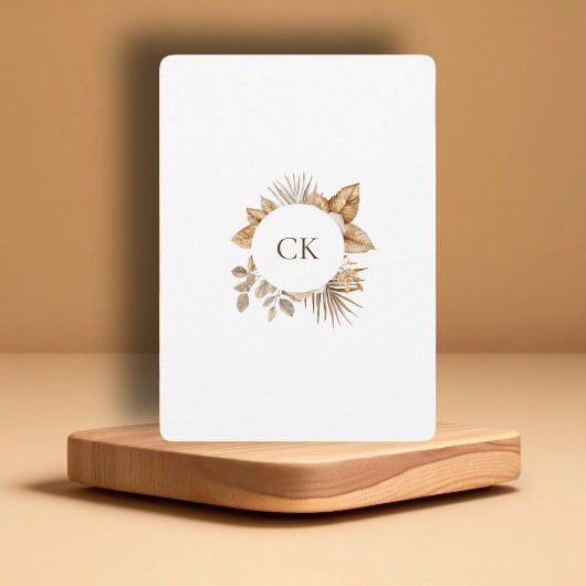 Invitation Elégant Boho Neutral Flore Accents Mariage