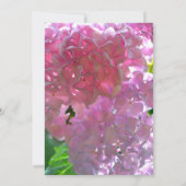 Invitation Élégant boho rose fleurs fleurs douche nuptiale (Dos)