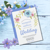 Invitation Elégant Boho Rose Rose Rose Rose Rose Mariage Arc