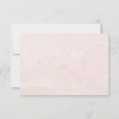 Invitation Elégant Boho Tropical Floral Terrain de verdure dé (Dos)