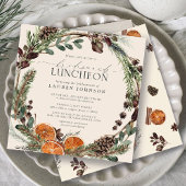 Invitation Élégant Boho Verdure Citrus Bridesmaids Déjeuner