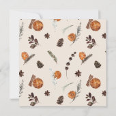 Invitation Élégant Boho Verdure Citrus Bridesmaids Déjeuner (Dos)