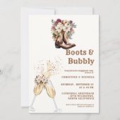 Invitation Elegant Boho Western Cowboy Engagement Party (Devant)