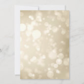 Invitation Elegant Bokeh,Confetti Wine Glasses Wedding (Dos)