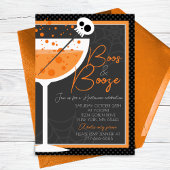 Invitation Elegant Boos et Booze Halloween Parti Adulte
