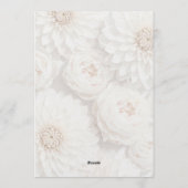 Invitation Elegant Botanical Greenery & White Floral Wedding (Dos)