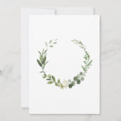 Invitation Elegant Botanical Save the Date Modern Greenery (Dos)