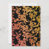 Invitation Élégant bouchon de graduation Parties scintillant  (Dos)