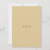 Invitation Elegant Brown & Gold String Lights Wedding (Dos)