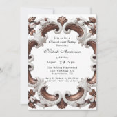 Invitation Elégant Brunch Baroque & Bubbly (Devant)