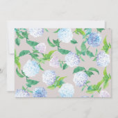 Invitation Elégant Bunny Floral Wreath Brunch & Egg Hunt (Dos)