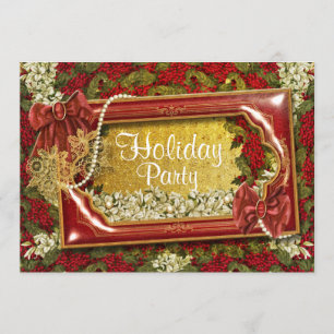 Invitation Élégant bureau de Noël personnalisable