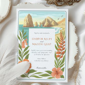 Invitation Elégant Cabo San Lucas Le Mariage Floral Arch