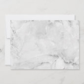 Invitation Élégant Cadeau de Mariage Argent pour les 25 Ans d (Dos)