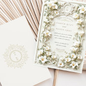 Invitation Elégant Calla Lily Mariage Détails de l'organisati